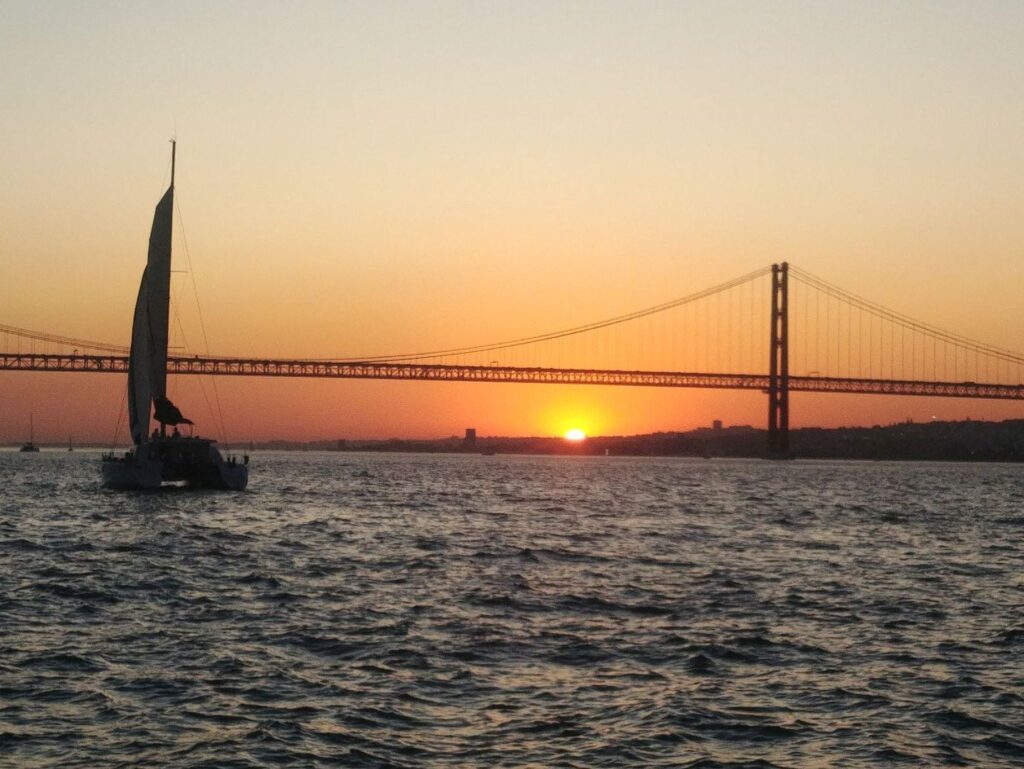BeLocal Sailing Tours Lisbon Portugal Sunset